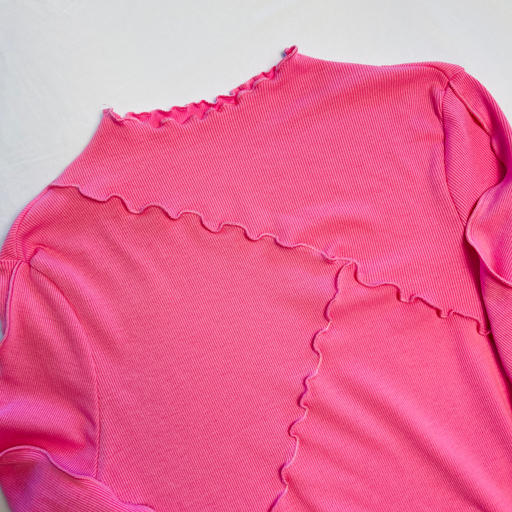 Pink Knit Long Sleeve