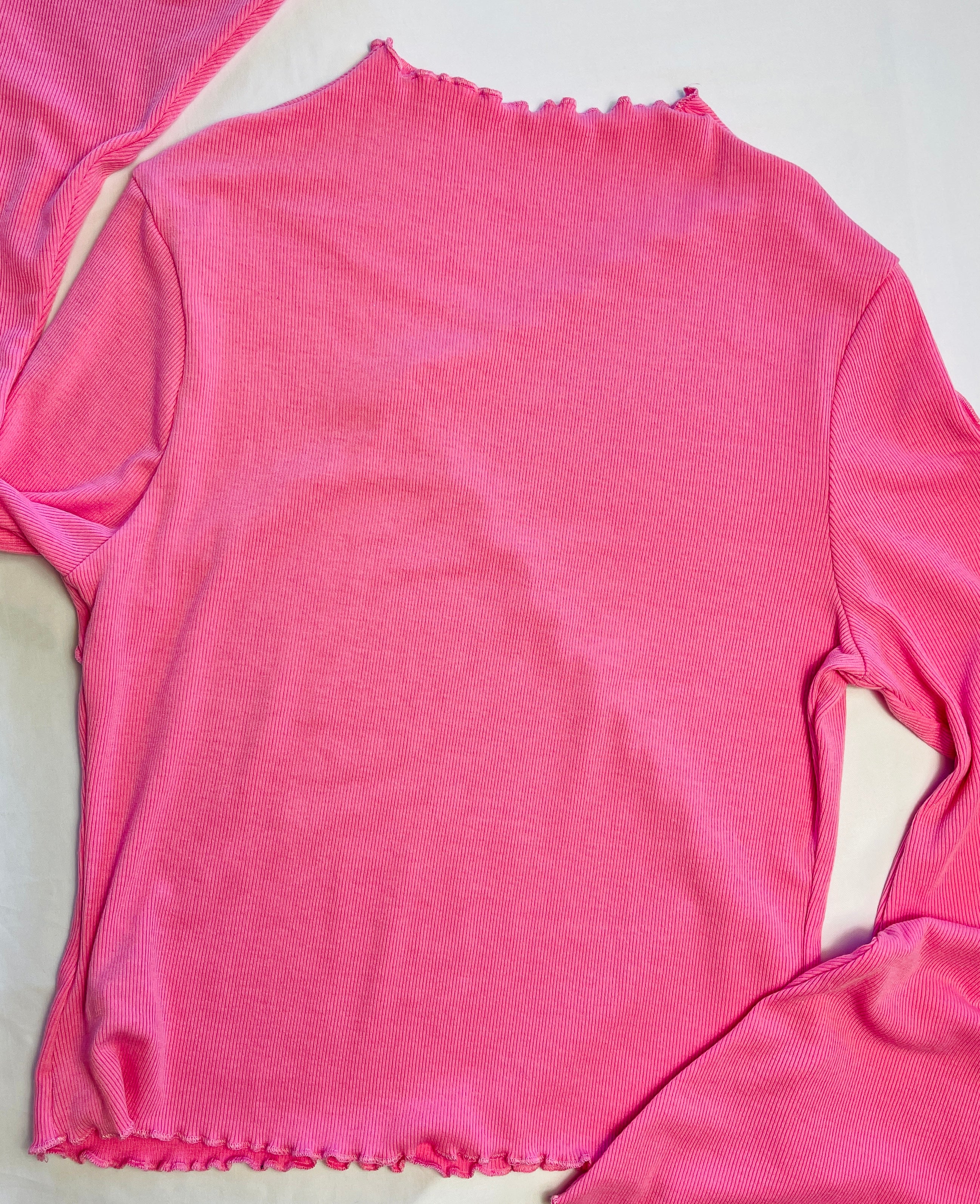Pink Knit Long Sleeve