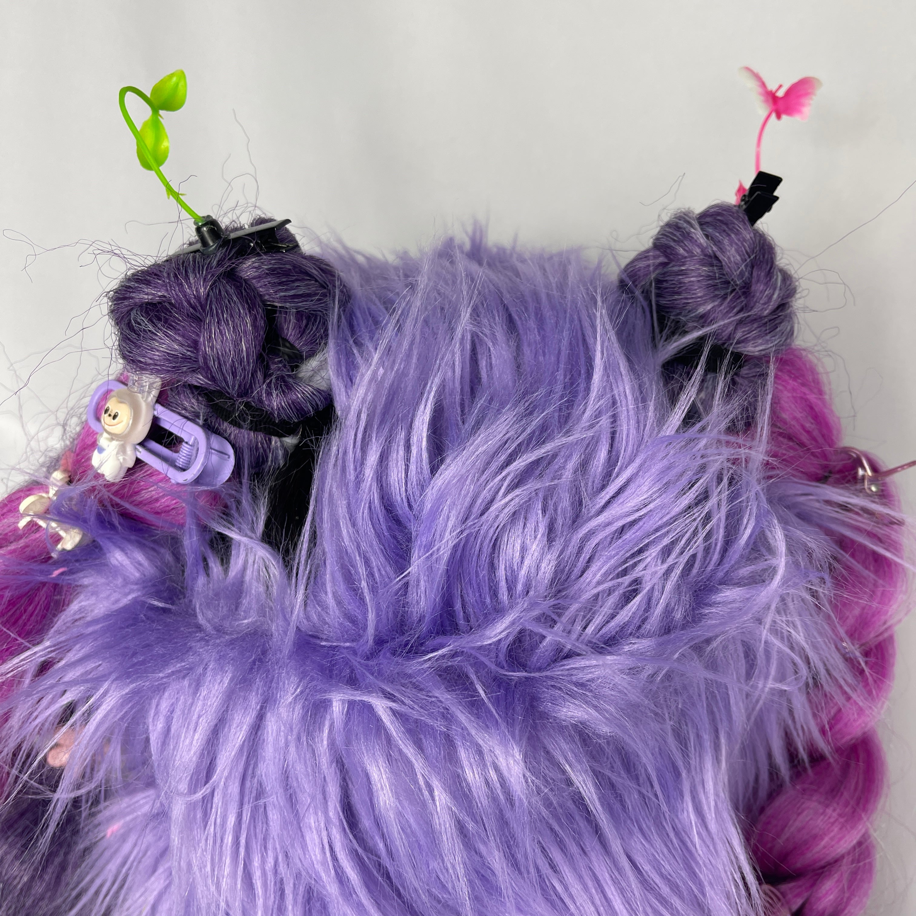 Ultraviolet Fantasy Fur Bucket Hat