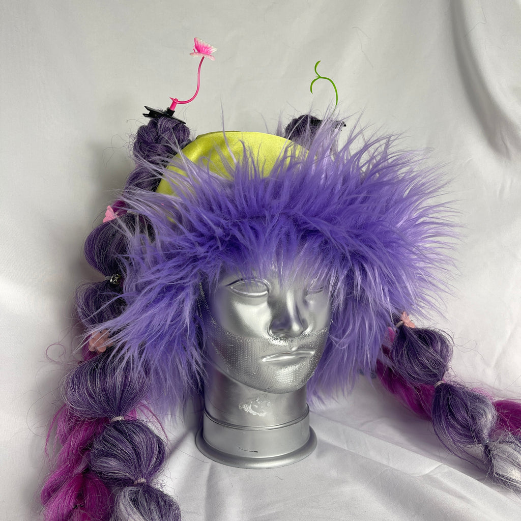 Ultraviolet Fantasy Fur Bucket Hat