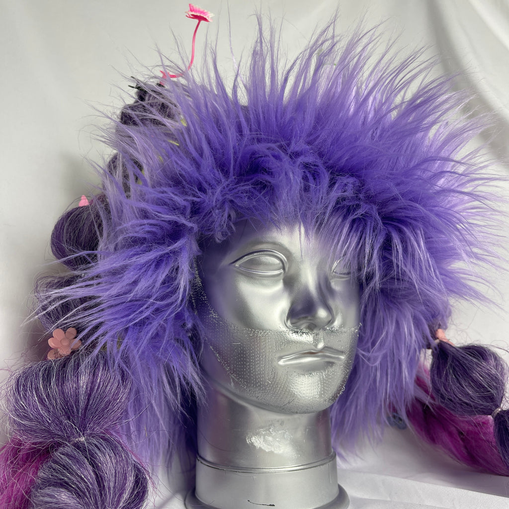 Ultraviolet Fantasy Fur Bucket Hat