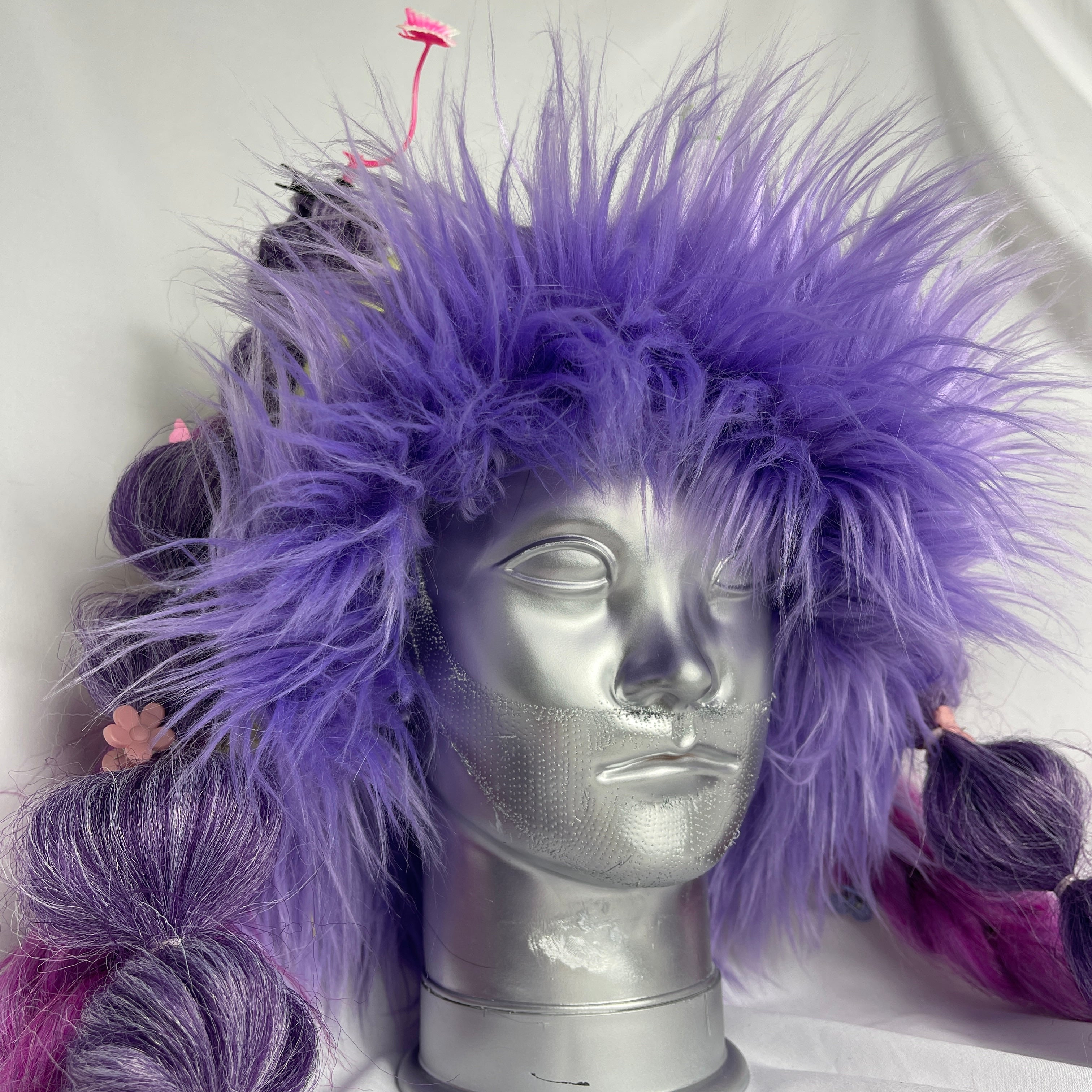 Ultraviolet Fantasy Fur Bucket Hat