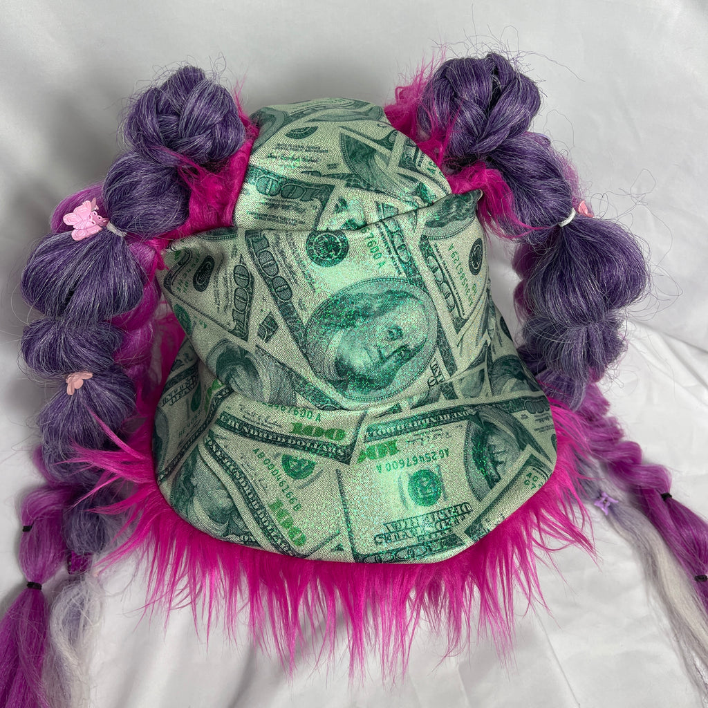 Fuchsia Flex Fur Bucket