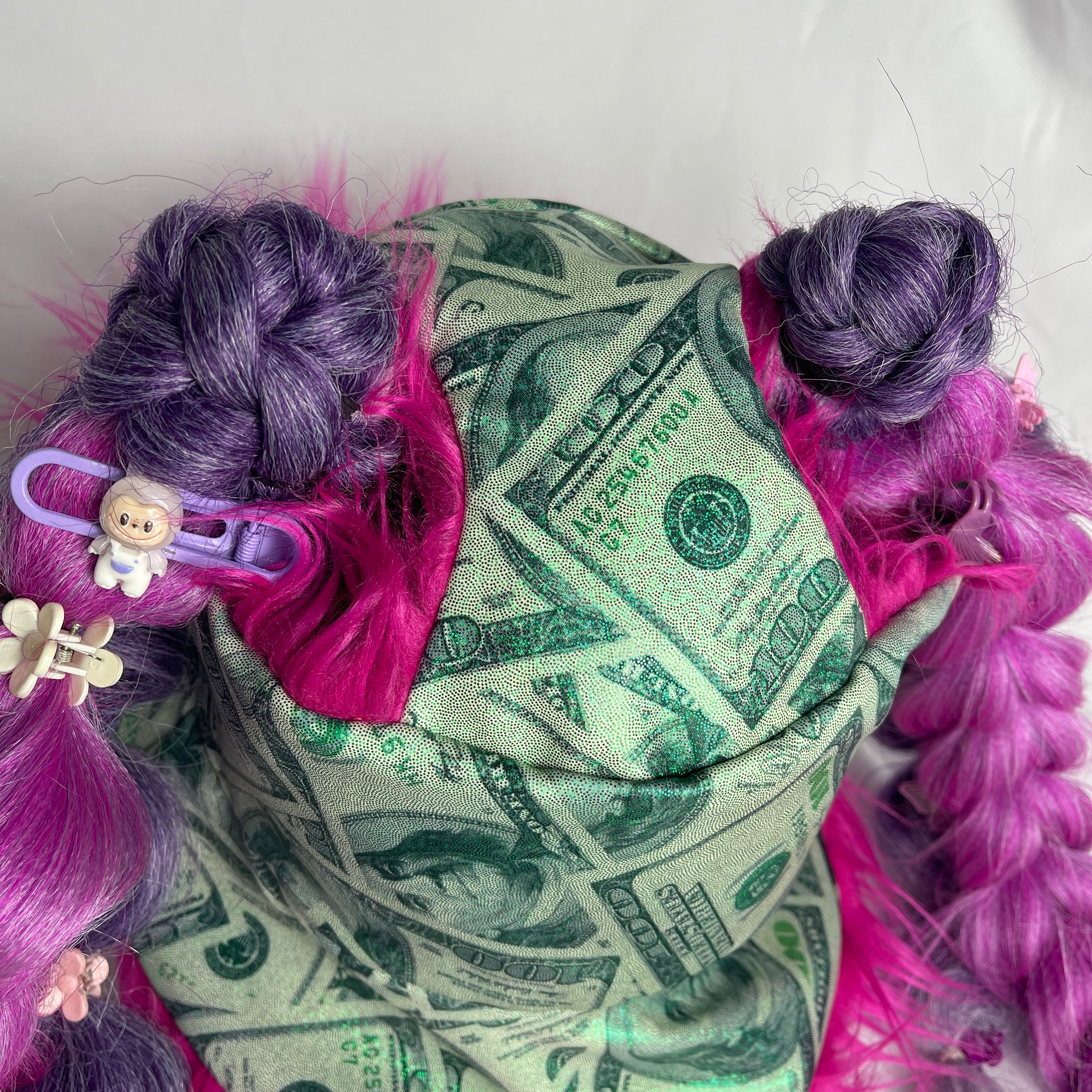 Fuchsia Flex Fur Bucket